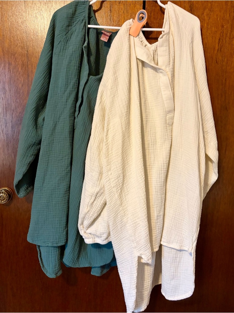 Nom Maternity Ava Cotton Tunic Tops (lot of 2)